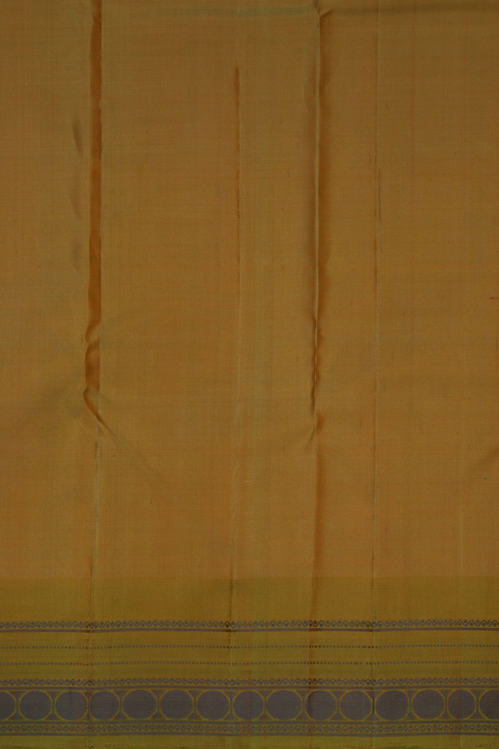 Image of Kanchipuram Silk Yellow Saree